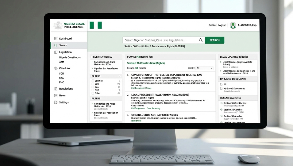 Lexark platform showing how lawyers can automate legal research in Nigeria | best legal research tools for Nigerian lawyers