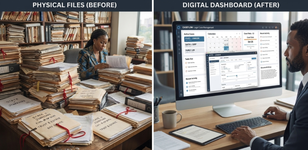 judicial information systems Nigeria paper files versus digital case management