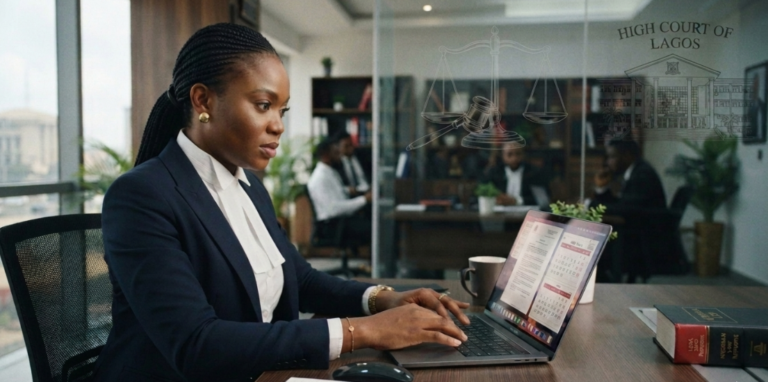 ai tools for lawyers in Nigeria helping a lawyer research faster